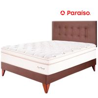Juego de Dormitorio PARAISO Europeo Royal Dynasty 2 Plazas Chocolate