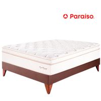 Cama PARAÍSO Europea Royal Dynasty 2 Plazas Chocolate