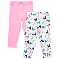 Pantalones Leggins pack x 2 Bebé Niña BABY EUREKA