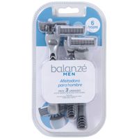 Máquinas Descartables Premium BALANZÉ MEN 6H Paquete 3un