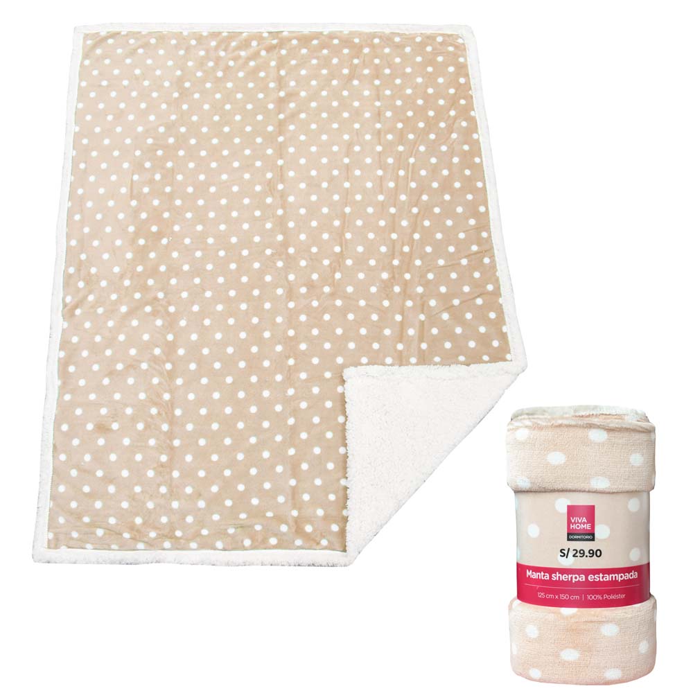 Manta Sherpa VIVA HOME Print Pdq
