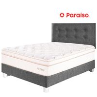 Juego de Dormitorio PARAISO Royal Dynasty 1.5 Plazas Gris