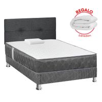 Juego de Dormitorio FORLI Acqua 1.5 Plazas + Edredón