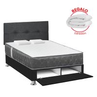 Juego de Dormitorio FORLI Sabanera Acqua 2 Plazas + Edredón