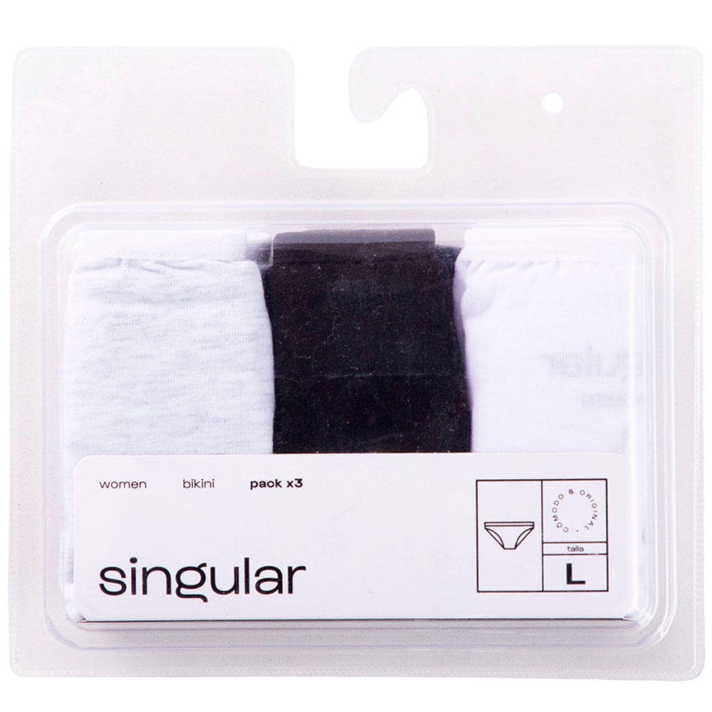 Trusa Pack x 3 Bikini BNP SINGULAR