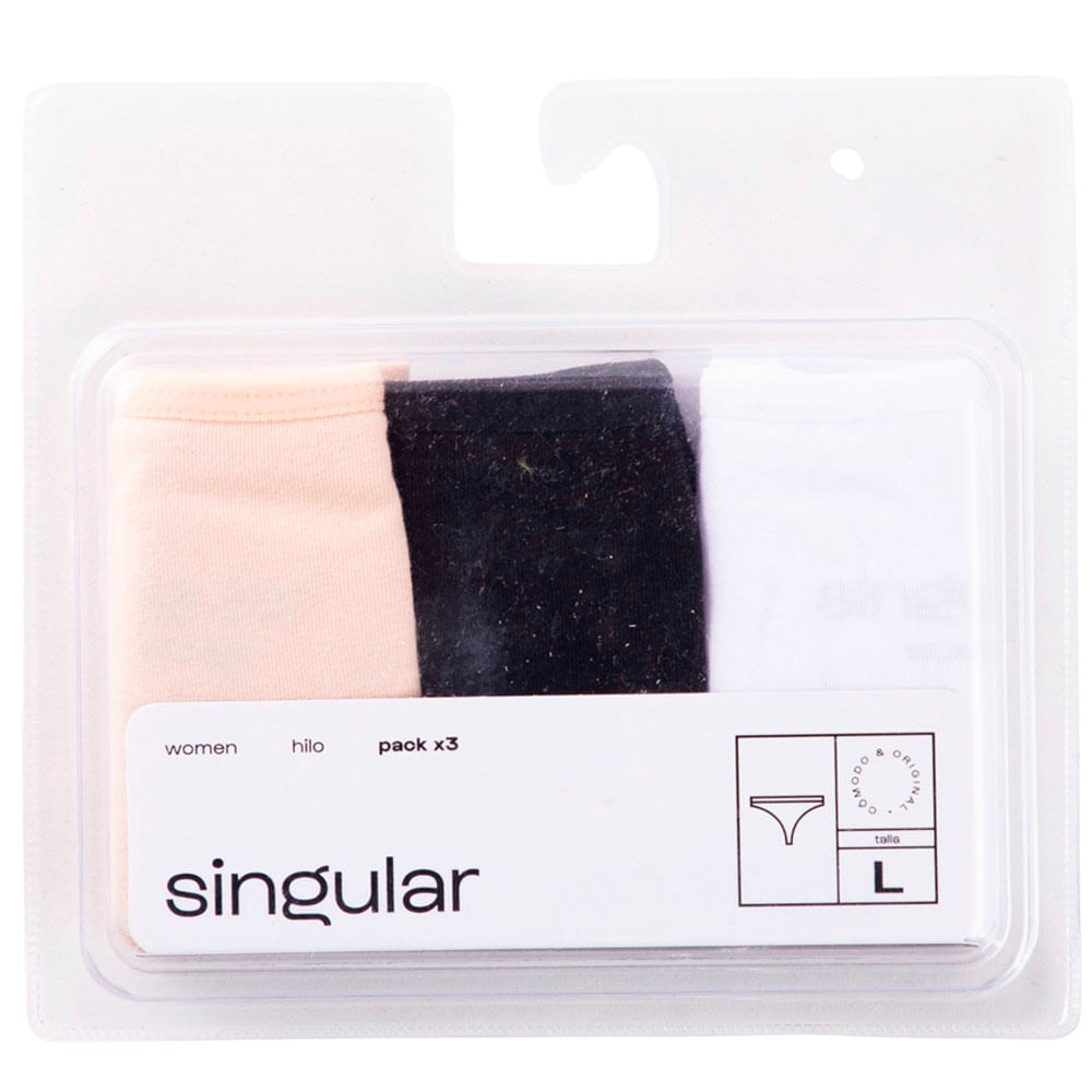 Trusa Pack x 3 Hilo BNB SINGULAR