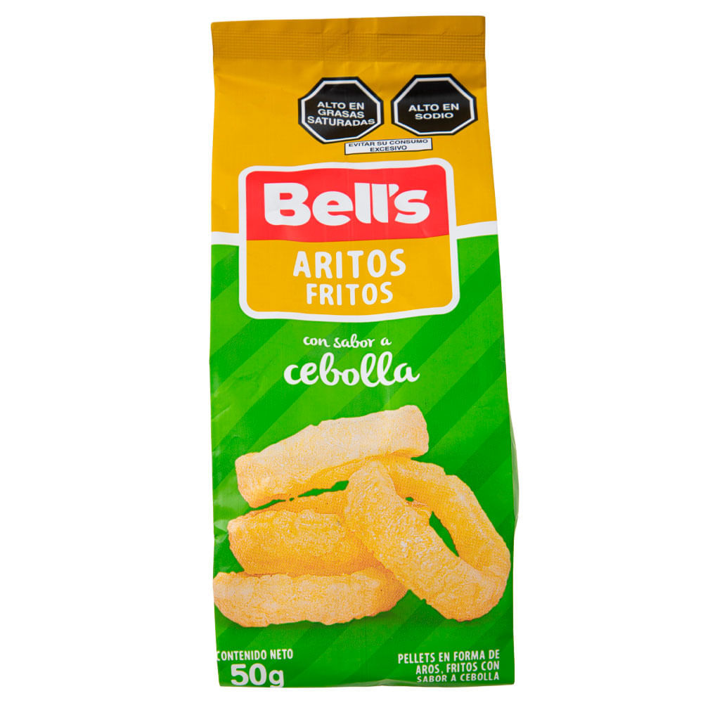 Aros Fritos Sabor a Cebolla BELL'S Bolsa 50g