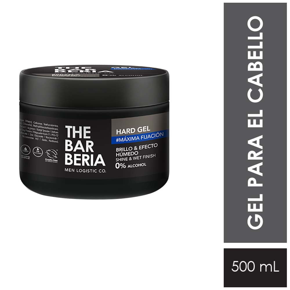 Gel Máxima Fijación THE BARBERIA Frasco 500ml
