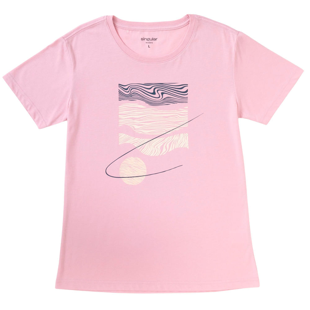 Polos manga corta mc estampado mesa mujer SINGULAR
