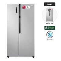 Refrigeradora LG 509L No Frost LS51BPP Plateado