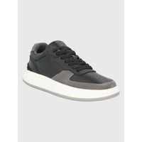 Zapatilla Para Hombre Cuero Mozze Negro Hush Puppies