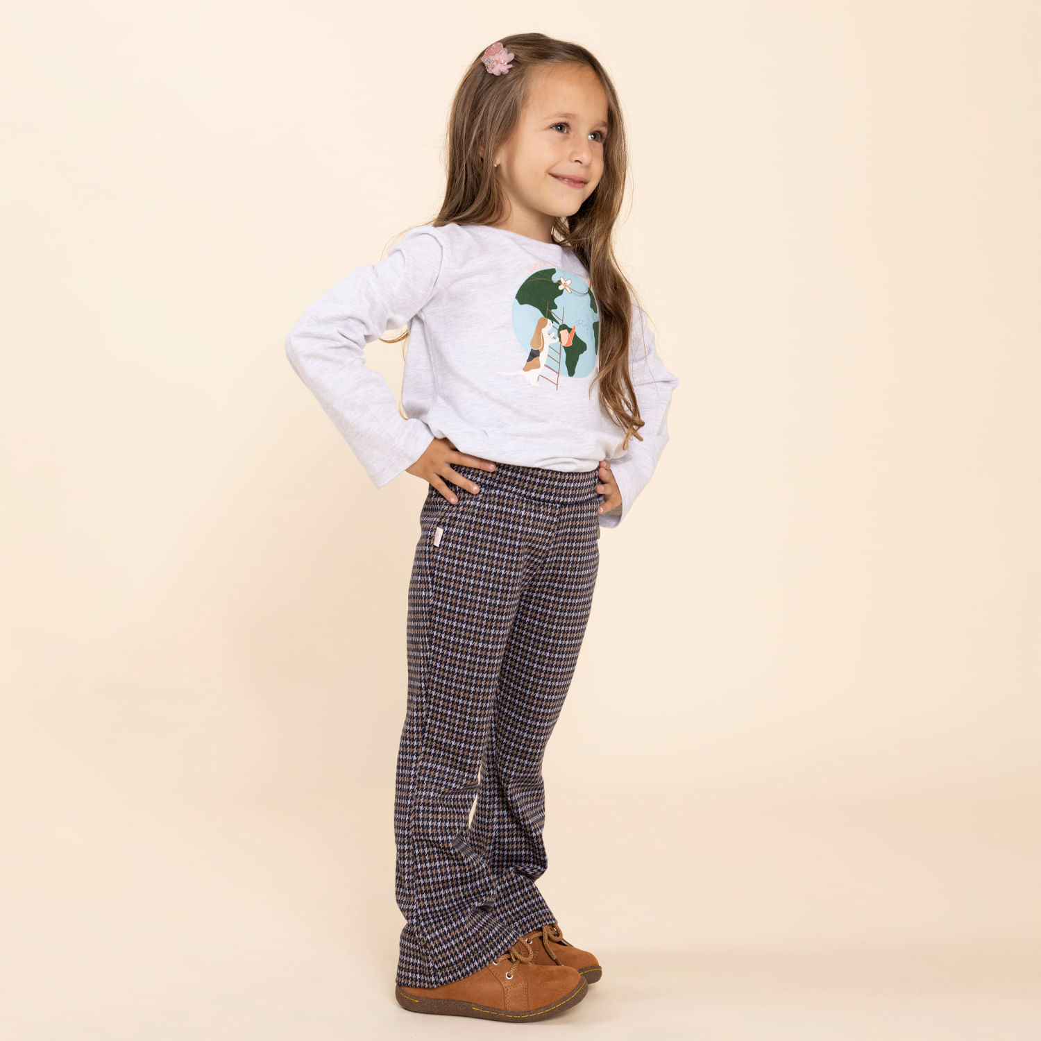 Polera Para Niña Gw24-Tsh/Planet Blanco Hush Puppies Kids