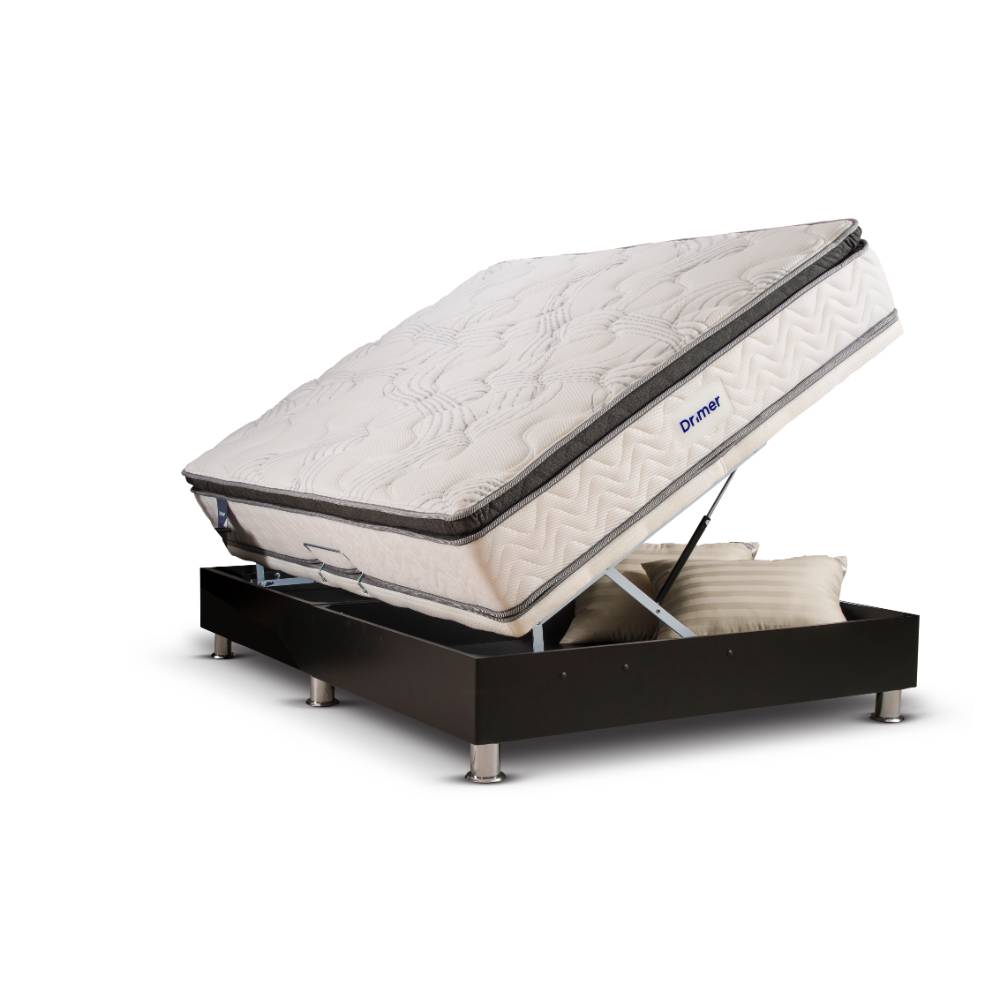 Diván Laqueada Futurepedic Queen + Almohada + Protector