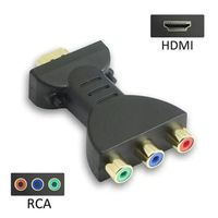 ADAPTADOR HDMI MACHO A 3 RCA HEMBRA