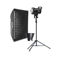 Luz Continua Godox SL60IID + Parante + Softbox FW80120