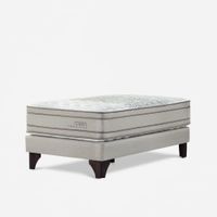 Cama Europea Tempo Plus Niebla 1.5 Plazas
