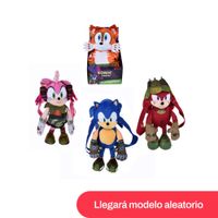 Mochila Peluche Sonic De 30Cm