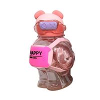 TOMATODO INFANTIL OSITO LENTES OX 800 ML ROSADO ICHIMATSU