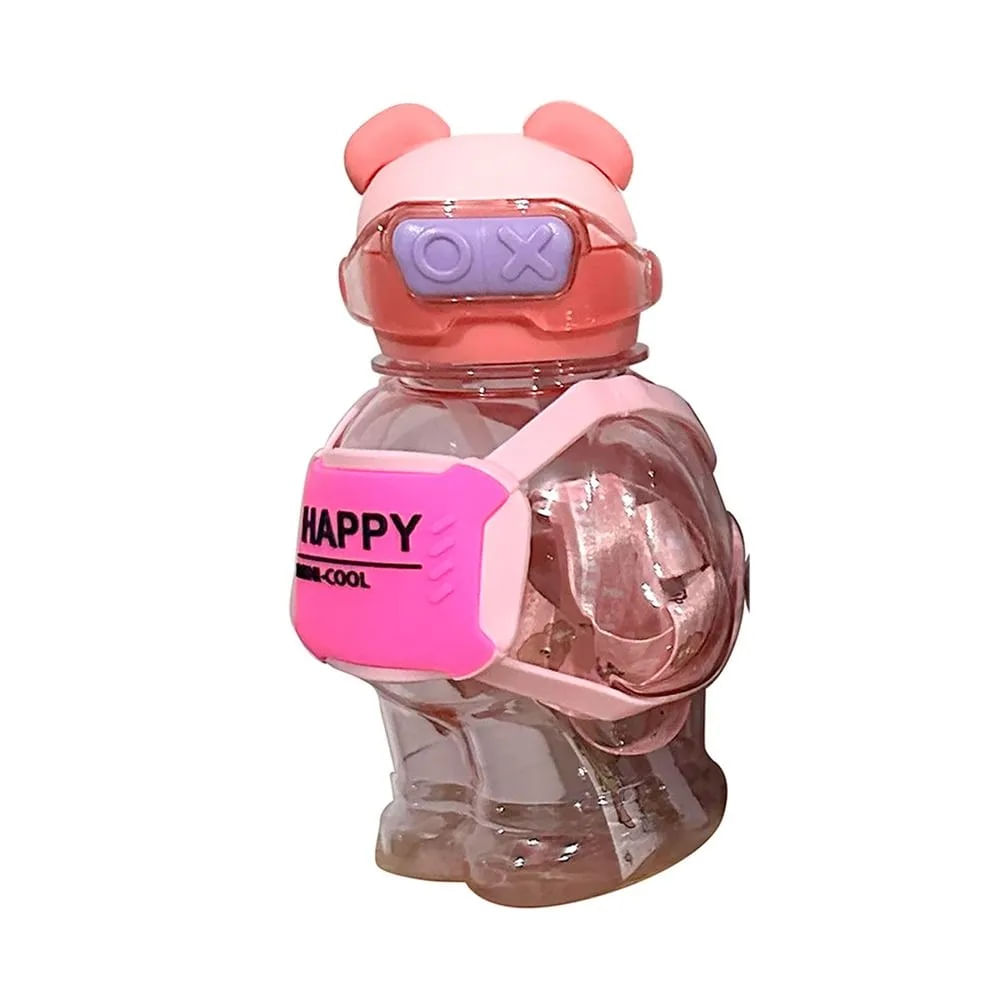 TOMATODO INFANTIL OSITO LENTES OX 800 ML ROSADO ICHIMATSU