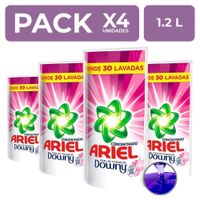 Detergente Líquido Ariel Toque Downy 1.2L PackX4