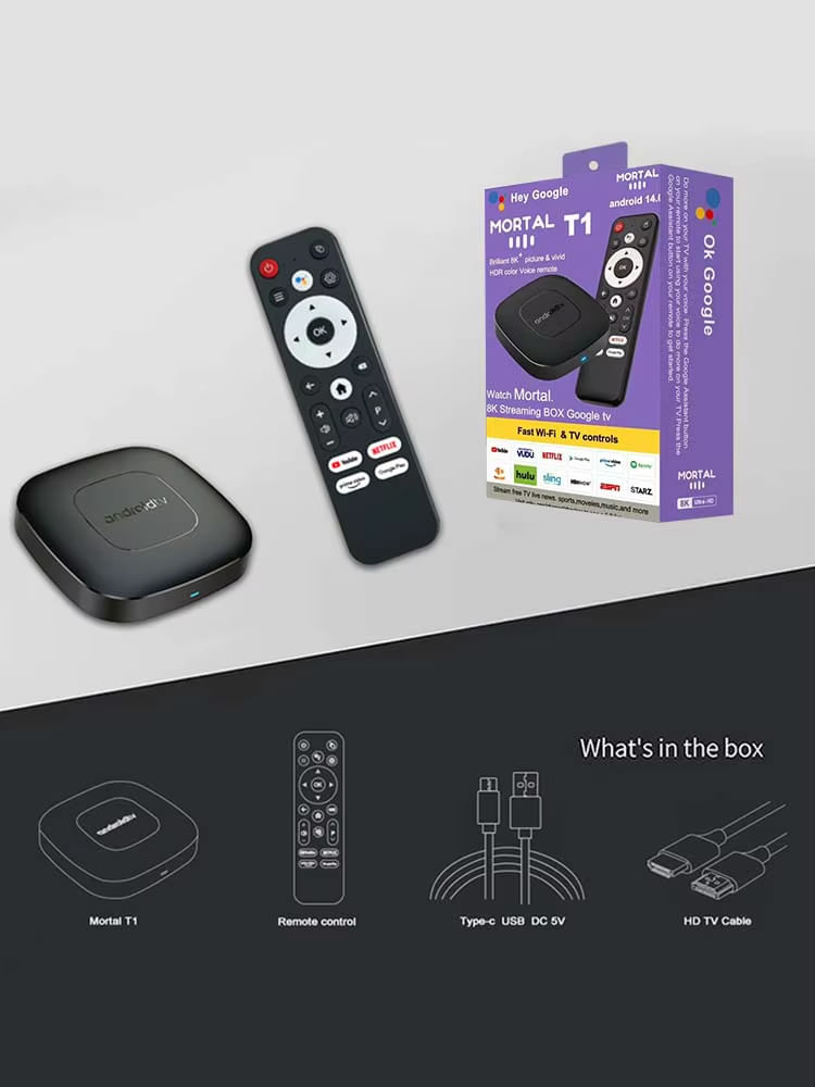 Tv Box Google Tv 8k - Android 14.0