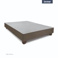 Box Tarima Americana Beige 2 Plazas