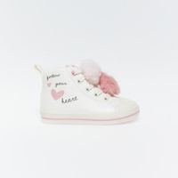 Zapatillas Bota Heart Sfera Bebé Niña Blanco