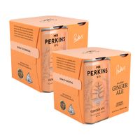 Pack Ginger Ale MR PERKINS 4 Pack Lata 180ml x2un