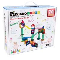 Bloques Magnéticos Pista de Canicas de 70 piezas - Juego STEM Educativo  para Niños, PicassoTiles