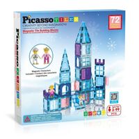 Set de Bloques Magnéticos Castillo de Hi elo con Princesa de 72 piezas - Juego STEM Educativo  para