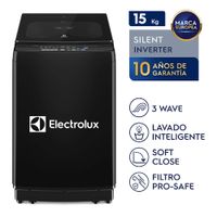 Lavadora Electrolux 15kg Negro Inverter Technology EWIP15F2XSWB