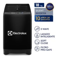 Lavadora Electrolux 18kg Negro Inverter EWIP18F2XSWB