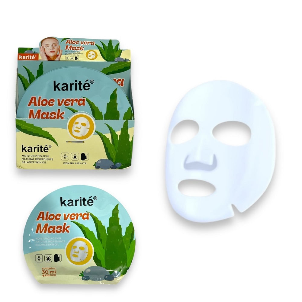 Mascarilla facial aloe vera karité