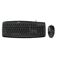 Teclado Genius + Mouse Smart Km-200 Usb Multimedia Sp Negro (31330003401)