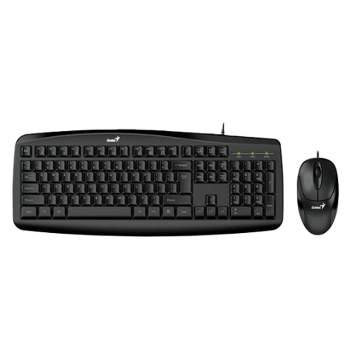 Teclado Genius + Mouse Smart Km-200 Usb Multimedia Sp Negro (31330003401)