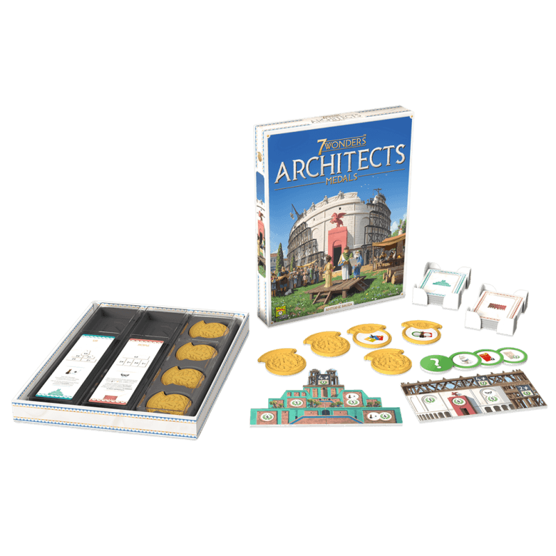 7 WONDERS ARCHITECTS MEDALS en español