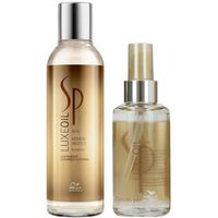 Shampoo con Aceite de Argán 200ml + Elixir Wella Luxe Oil Keratin