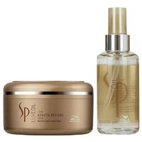 Mascarilla con Aceite de Argán + Elixir Wella Luxe Oil Keratin