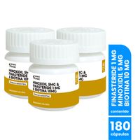 Finasteride 1mg & Minoxidil 5mg & Biotina 10mg 60 cap Dermo Sumak 3 Uni