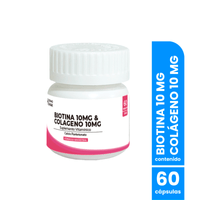 Biotina 10mg & Colageno 10mg 60capsulas Dermo Sumak