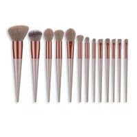 Brochas de Maquillaje Set 13Pcs-Red with bag