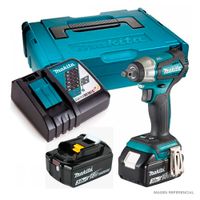 Llave de Impacto Inalámbrico Makita BL XPT 18V 1/2"" 210 Nm DTW181RFJ 2Baterías x 3.0 Ah + Cargador