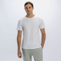 Polo Hombre C Neck Pre Nac Blanco Malabar