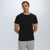 Polo Hombre C Neck Pre Nac Negro Malabar