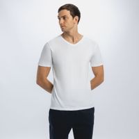 Polo Hombre V Neck Pre Nac Blanco Malabar