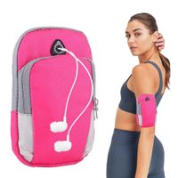 Bolso Porta Celular Deportivo Con Correa brazalete Fucsia