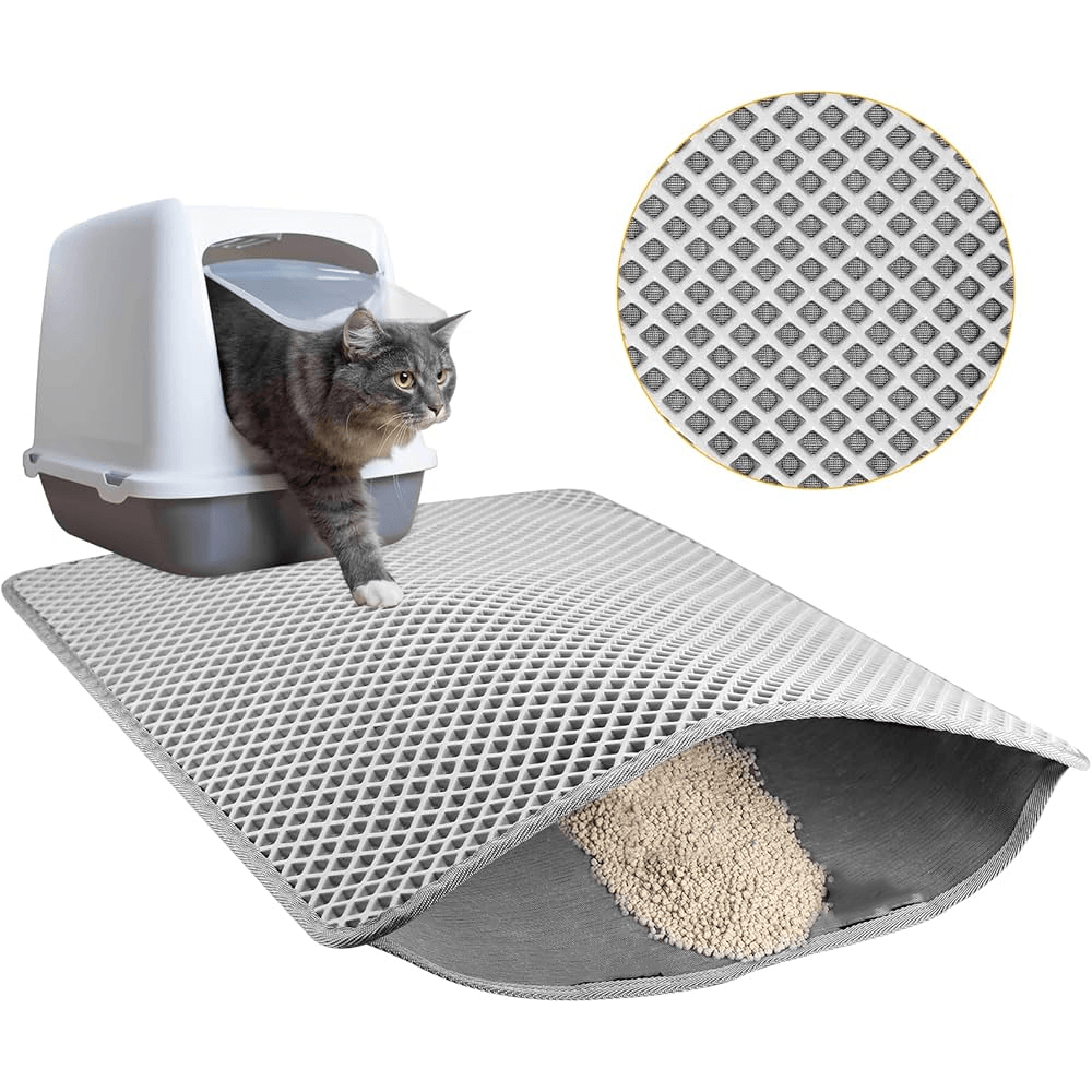 Alfombra Salida de Arenero de Gato - Gris 40x50