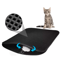 Alfombra Salida de Arenero para Gato 40x50 - Negro