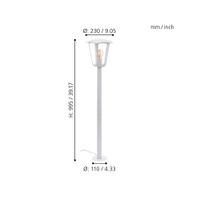 Lámpara De Pie Eglo Monreale 1X6W Blanco