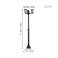 Lámpara De Pie Eglo Aloria 3X60W